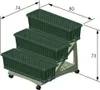 Bama Orto Di Kit Plantenbakken 80x74x73 cm Groen Náhľad obrázku produktu 4