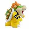 A plush toy of Bowser from Super Mario Bros. is shown from the side against a white background. Produktbild-Vorschau