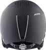 The back view of a black ski helmet. Voir les images du produit