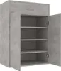 vidaXL Szafka na buty betonowa szara 60x35x84 cm materiał Podgląd zdjęcia produktu 17