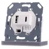 Gira USB-Spannungsversorgung 2f TypA/C Einsatz ws 234900 Náhled obrázku produktu 2