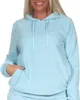 Damen langarm Frottee Schlafanzug Oberteil Hoodie Mix & Produktbild-Vorschau 1