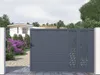 Elektrisches, halbperforiertes Aluminium-Schiebetor mit Produktbild-Vorschau 8