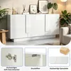 Merax Hochglanz Sideboard mit 3 Türen und 6 Fächern, Produktbild-Vorschau 10