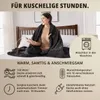 Grafner Heizdecke aus Plüsch 180 x 130 cm grau | Produktbild-Vorschau 2