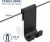 Silikon Duschabzieher 33cm Schwarz, Abzieher Dusche mit Produktbild-Vorschau 6