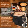 BLACK OAK MONTANA XXL Holzkorb 100L Filzkorb Anthrazit mit Produktbild-Vorschau 8
