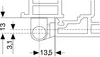 Aufschraubband 14 x 80 mm, Stahl kunststoffbeschichtet weiß Produktbild-Vorschau 2