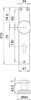 edi Knopfschild 1337/7203 Langschild PZ 72 F1 Produktbild-Vorschau 2