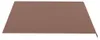 vidaXL Ersatzstoff für Markise Braun 380x345 cm Polyester Produktbild-Vorschau 4