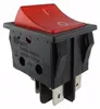 Wippenschalter, 2 polig (4pin) 16A 250VAC 30x22mm Rote Produktbild-Vorschau 2
