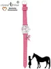 crystal blue Kinder Armbanduhr Mädchen mit Pferde Charm Produktbild-Vorschau 3