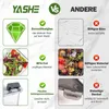 YASHE glazen containers met deksel, 10 stuks, stapelbaar en Productafbeelding-voorbeeld 7