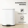 HOMCOM Vuilnisbak 12L, trapbak, afvalbak met deksel, Productafbeelding-voorbeeld 4