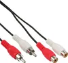 InLine® 89934L Cinch Verlängerung, 2x Cinch, Stecker / Anteprima dell’immagine prodotto 3