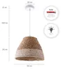 Pendelleuchte Esstischlampe Esszimmer Korb Optik 1,5m Produktbild-Vorschau 4