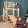 Tobogán de madera para niños, de doble cara, marca Woodiko Vista previa de la imagen del producto 7
