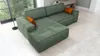 Ecksofa TOR mit Schlaffunktion. Farbe: Winter Moss. Produktbild-Vorschau 4