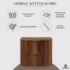 Rodan | Mobile Sottolavabo - 60 Cm - Pensile - Quercia Noce Anteprima dell’immagine prodotto 2