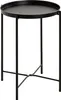 HAKU Beistelltisch schwarz - Metall, B/H/T: 39x50x39 cm Produktbild-Vorschau 1
