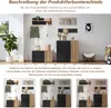 Merax Garderoben-Set 5-teilig mit Spiegel und Schuhschrank, Produktbild-Vorschau 9