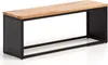 Banc en bois massif FineBuy 120 cm en acacia - Banc pour Voir les images du produit 6