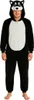 Pigiama Onesie Kigurumi Costume Travestimento Husky Nero Anteprima dell’immagine prodotto 3
