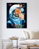Zuty - Diamantové maľovanie - ASTRONAUT PLNÝ KVETOV, 40x50 Náhľad obrázku produktu 2