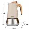 Espressokocher 9 Tassen Induktion Edelstahl Kaffeebereiter Produktbild-Vorschau 17