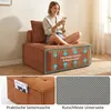 Modularer Loungesessel für Wohnz, Bodensessel aus Cord 84 × Produktbild-Vorschau 7