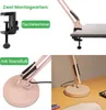 LUMILED lampa biurkowa pudrowy róż metal gniazdo E27 Podgląd zdjęcia produktu 5