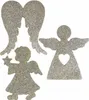 Streudeko Weihnachten Engel Gold Glitter Dekofiguren 24 Produktbild-Vorschau 1