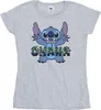 Disney - "Ohana" T-Shirt für Damen BI25841 (M) (Grau) Produktbild-Vorschau 1