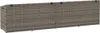 vidaXL Coffre de rangement de jardin Gris 220x50x58 cm Poly Voir les images du produit 5