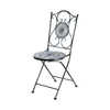 A single folding garden chair with a mosaic seat and backrest, shown against a white background. Náhled obrázku produktu