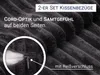 Kopfkissenbezug 2-teilig, 100% Polyester, 40x40 cm, schwarz Produktbild-Vorschau 4