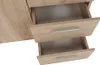 A close-up view of two open drawers of a wooden cabinet. Náhľad obrázku produktu