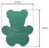 Nass Steckschaum Teddybär 25x21x6cm auf Hartschaumunterlage Produktbild-Vorschau
