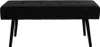 Sitzbank >Skiby< in Schwarz, Velour - 100x44x35cm Produktbild-Vorschau 1