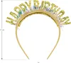 Oblique Unique Haarreifen Happy Birthday irisierend Produktbild-Vorschau 2