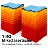 Mikrofasertücher Set 1 Kg Reinigungstuch utztuch Produktbild-Vorschau 2