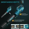 Akku Laubbläser, Laubgebläse Akku mit Bürstenlosem Motor Produktbild-Vorschau 7
