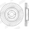 2x JURID Bremsscheibe 562439JC für TOYOTA AVENSIS Kombi Produktbild-Vorschau 2