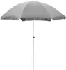 A gray umbrella with a white pole is shown against a white background. Podgląd zdjęcia produktu