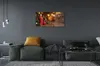 Glasbilder 100x50 Wandkunst Kerze Zweige Kugeln Bretter Produktbild-Vorschau 4