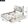 A diagram of a bed with dimensions indicated by measurement lines and numbers. Náhľad obrázku produktu
