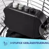 MPM Bodenventilator 45 cm 100 W Chrom Silber – Produktbild-Vorschau 4