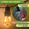 KRUMAD 10m LED Lichterkette Outdoor 10 Kugel LED-Glühbirnen Produktbild-Vorschau 4