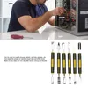 A person is working on a computer tower, and a set of tools is displayed below with descriptive text. Podgląd zdjęcia produktu