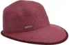 Seeberger Rollbare Schute Borten-Strohhut mit UV-Schutz 80 in rot